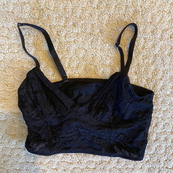 Free People black lace bralette - Picture 1 of 3